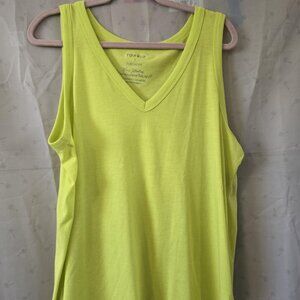 NWT Neon Yellow Torrid Comfy Tank Top